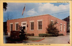 U. S. Post Office Irvine, KY Postcard Postcard