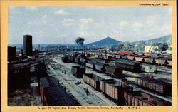 L and N Yards and Shops, Irvine-Ravenna Postcard