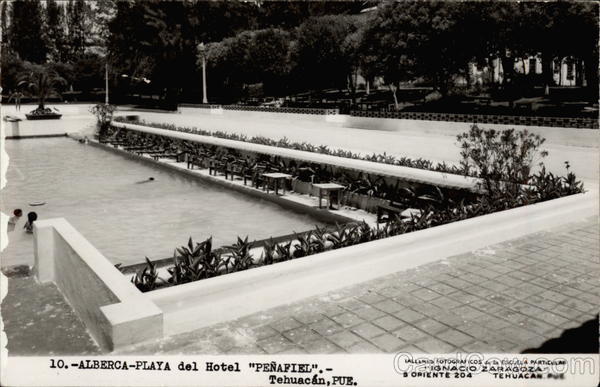 Alberca-Playa del Hotel Penafiel Tehuacán Pue Mexico