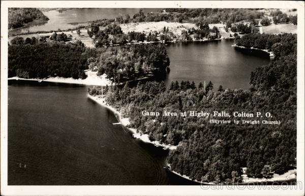 Camp Area at Higley Falls Colton New York