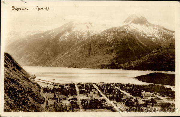 Aerial View Skagway Alaska