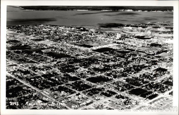 Aerial View Anchorage Alaska