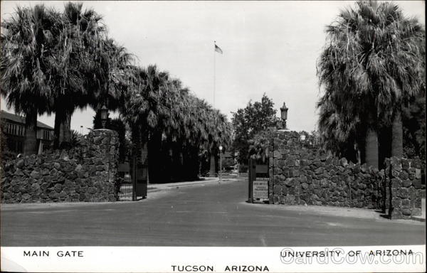 Main Gate, University of Arizona Tucson
