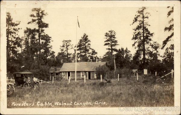 Forester's Cabin, Walnut Canyon Flagstaff Arizona