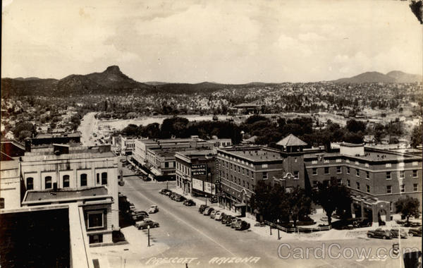 View over the Town Prescott Arizona