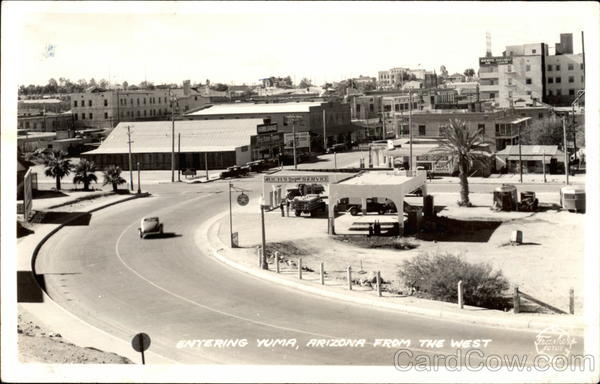 Entering Town from the West Yuma Arizona