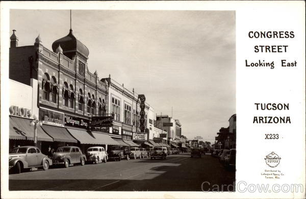 Congress Street looking East Tucson Arizona