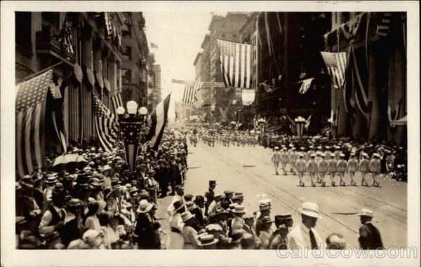 Soldiers in parade San Francisco California