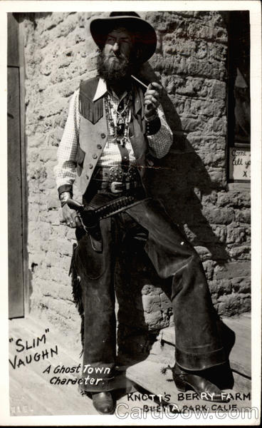 Slim Vaughn, A Ghost Town Character, Knott's Berry Farm Buena Park California