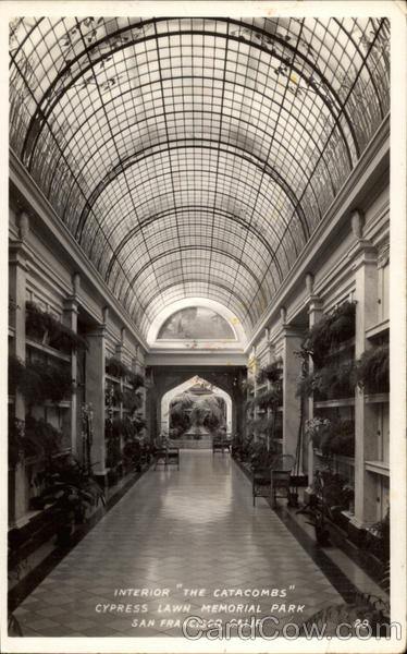 Interior The Catacombs, Cypress Lawn Memorial Park San Francisco California