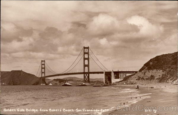 Golden Gate Bridge from Baker's Beach San Francisco California