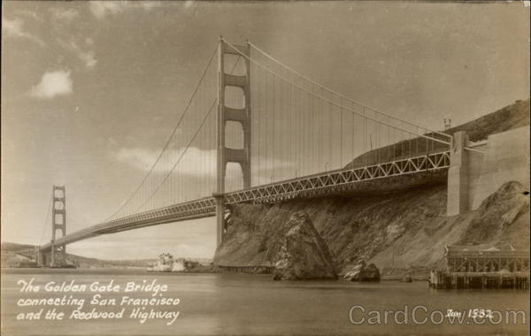 The Golden Gate Bridge, Connecting San Francisco and the Redwood Highway California