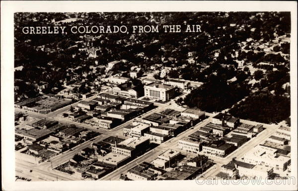 From the Air Greeley Colorado