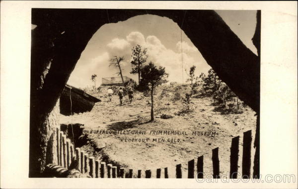 Buffalo Bill's Grave from Memorial Museum Lookout Mountain Colorado