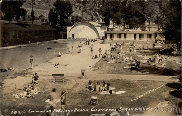 Swimming Pool and Beach Glenwood Springs Colorado