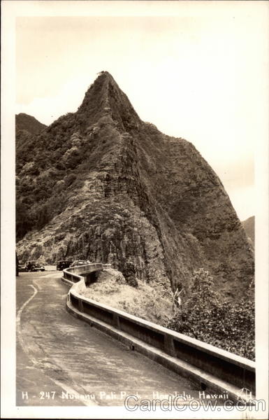 Nuuano Pali Peak Honolulu Hawaii
