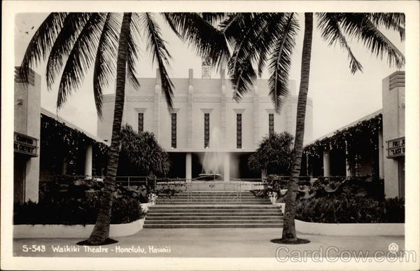 Waikiki Theatre Honolulu Hawaii