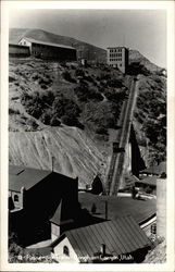 Passenger Train Bingham Canyon, UT Postcard Postcard