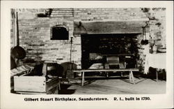 Gilbert Stuart Birthplace, built in 1750 Saunderstown, RI Postcard Postcard