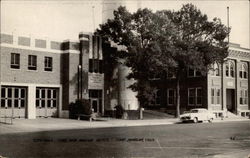 City Hall, Fire and Police Departments Postcard
