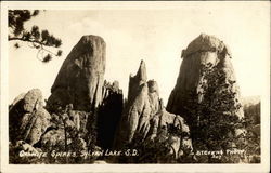 Granite Spires, Sylvan Lake Postcard