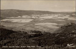 Yampa Valley from Rabbit Ear Pass Kremmling, CO Postcard Postcard