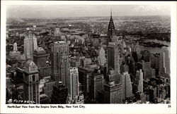 North-East View from the Empire State Bldg Postcard