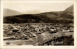 View over Town Postcard