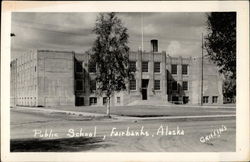 Public School Fairbanks, AK Postcard Postcard