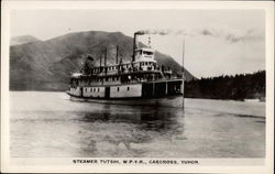 Steamer Tutshi, W.P.Y.R Carcross, YT Canada Yukon Territory Postcard Postcard