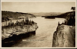 Yukon River below Five Finger Rapids Canada Postcard Postcard