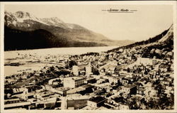 View over the Town Juneau, AK Postcard Postcard
