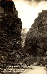 Fish Creek Canyon on Apache Trail Postcard