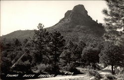 Thumb Butte Prescott, AZ Postcard Postcard