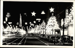 Santa Claus Lane Hollywood, CA Postcard Postcard