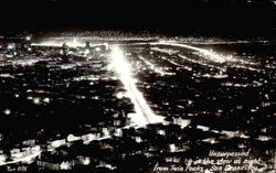 View at night Postcard