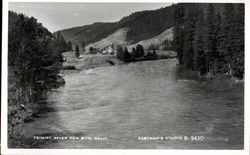 Trinity River dam site Lewiston, CA Postcard Postcard