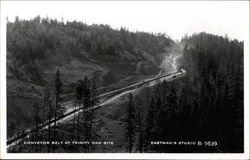 Conveyor belt at Trinity Dame site Postcard