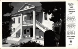 Colton Hall Monterey, CA Postcard Postcard