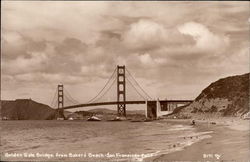 Golden Gate Bridge from Baker's Beach Postcard
