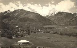 Mountain scene, Large Tent Postcard