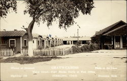 Gray's Cabins Third Street-Four Blocks North of Post Office Postcard