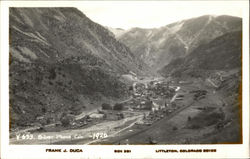 Birdseye view, Silver Plume, Colorado, 1926 Postcard