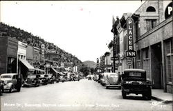 Miner Street, Business Section looking East Idaho Springs, CO Postcard Postcard