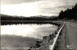 Scene at Echo Lake, Mt. Evans Road Evergreen, CO Postcard Postcard