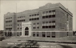 Henry M. Teller School, Twelfth Ave. and Garfield St Postcard