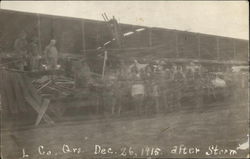 L Co. Qrs. Dec. 26, 1915 after storm L Co. Qrs. Dec. 26, 1915 after storm