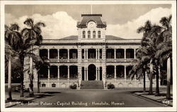 Iolani Palace - Capital Building Postcard