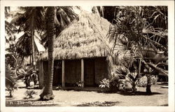 "Little Grass Shack" - Hawaiian Islands Postcard Postcard