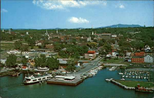 Bird's Eye View Burlington Vermont Frank L. Forward